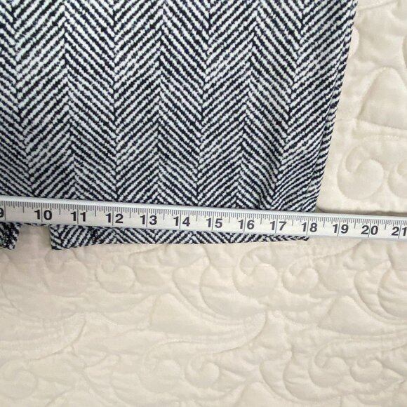 The Limited Mini Dress Office Wear Size 4 Herringbone Gray - Picture 10 of 11